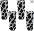 YoRise 4PCS Car Tissue Holder, Refillable Paper Napkin Holder, Portable Car Tissues Cylinder, Facial Tissue Box Travel Accessories, Tissues Boxes Container for Automotive Cup Holder (Cow) by Unknown
