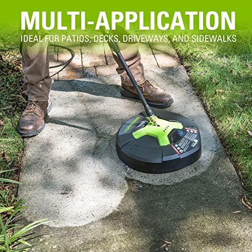 GreenWorks 5210902 15" Extension Included Surface Cleaner, Green - Image 7
