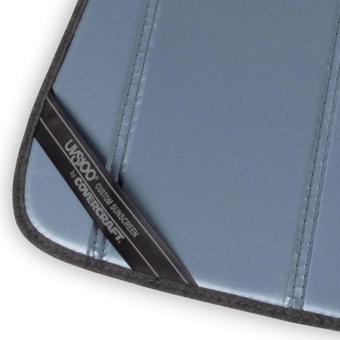 Covercraft UVS100 Windshield Sunshade for 2007-2013 Toyota Tundra | Custom fit for your vehicle's windshield. Helps reduce heat, block UV rays and folds for easy storage. - Image 3