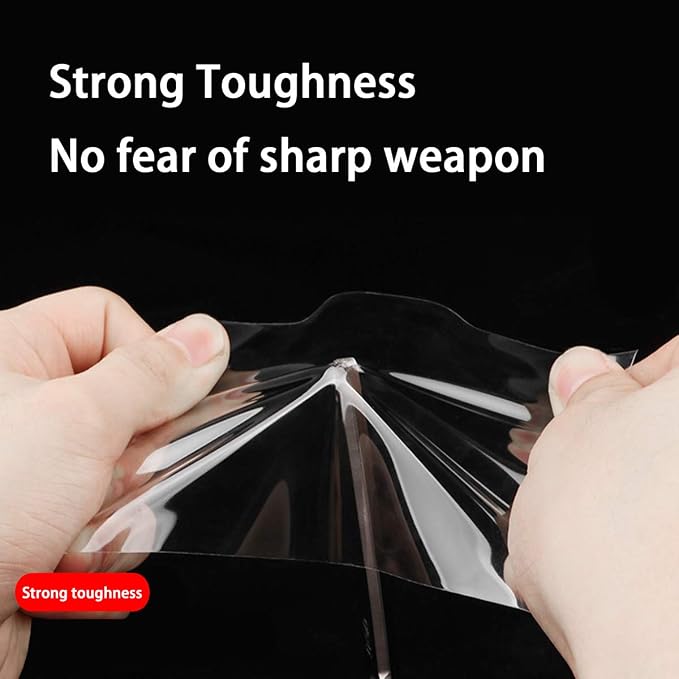 Storystore Car Door Edge Guard, 2 in x 33 Ft Clear Door Edge Protector | Self-Adhesive Protective Strip for Door Edges, Door Sills, Bumpers, Scratch and Chip Protection - Image 3