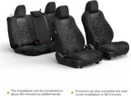 Car Seat Covers Fit for Toyota Tacoma 2024-2026 Double/Crew Cab,Black | Custom Faux Leather Full Set,Waterproof & Wear-Resistant Seat Cover,Fits Tacoma 4th Gen SR,SR5,TRD Sport,TRD Off-Road,Limited - Image 9