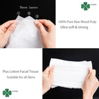 CLOVER Travel Tissues 3-Ply Facial Tissues & Car Tissues - Compact Tissue Canister for Cup Holder, Office, Bedroom, Vanity (Lition Pack of 4) - Image 4
