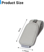 Yuoyar 2 Packs Magnetic Sunglass Holder for Car Visor (Grey) | Magnetic Interior Car Accessories - Image 7