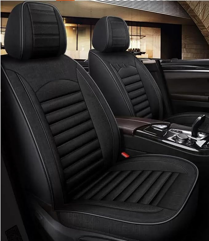for car seat Covers Non-Slip （E.g, for Tesl,for Mercedes-Benz,for BMW,for Audi, for Ford, for Honda, for Nissan,for Toyota,for Chevrolet,for Jeep.. (Black (line)) - Image 8