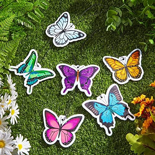 Tallew 12 Pack Car Air Fresheners Butterfly Hanging,Butterfly - Image 4