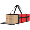 Bodaon Insulated Pizza Delivery Bag, 20" x 20" x 8" Red Warmer Bags, 1-Pack | Pizza Bags for Delivery Carry Hot, Insulated Food Delivery Bag, Grocery Shopping Bags, Commercial Catering Rideshare, Parties by Bodaon