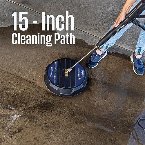 Westinghouse Universal 15” Pressure Washer Surface Cleaner Attachment - 3400 Max PSI, 1/4” Connector - For Gas and Electric Pressure Washers - Image 2