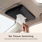 Car Tissue Holder for Visor, Won’t Block Vanity Mirror | Sits Flush on Most Visors,No Clips, No Visor Marks,Smooth One-Hand Tissue Access,Choose Your Own Tissuesps - Image 8