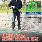 YAMATIC Flexible Pressure Washer Hose 30 FT 1/4", M22-14mm Females - Image 4