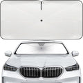 Windshield Sun Shade Umbrella for BMW 5 Series 2018-2026 Front Window | Heat-Reflective Window Shade, Umbrella Sunshade Cover Blocks Heat, Protects Interior, Vehicle-Specific Precision Fit by Fshaanys