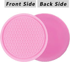 ZSDY Car Cup Coaster, 4PCS Universal Auto Non-Slip Cup Holder Embedded in Ornaments Coaster, Car Interior Accessories Sets, Pink - Image 5