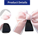 2 Pcs Car Bow Seat Headrest Hook, Multi-Functional Automobile Seatback Hanging Organiser,Car Purse Hooks Fits For Most Cars (Pink) - Image 4