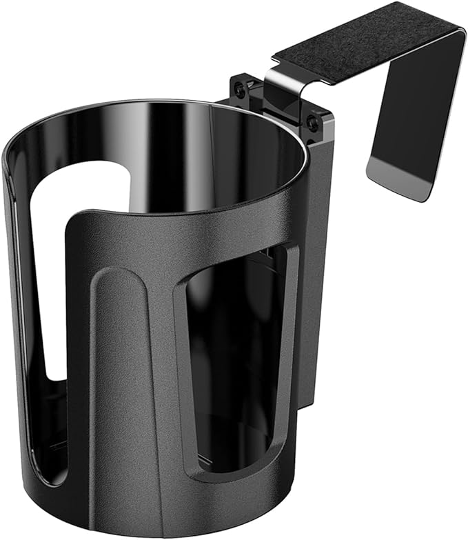 Large Car Door Cup Holder, Side Window Seat Armrest Drink Holder | Shockproof, Scratchproof, Doesn't Scratch Tint, Holds Large 8-40 oz. Bottles, Mugs and Other Big Drinks in 3.15"-3.93" by LITTLEMOLE