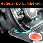 2-in-1 Steering Wheel Tray Table & Car Desk - Mint Ring | Car Table Tray for Parked Laptop Work, Meals, Cup Holder Use, Wheel Covers, Pickups, SUVs, and Travel Breaks - Image 5