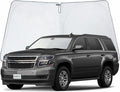 Windshield Sun Shade for 2015-2020 Chevy Tahoe (Chevrolet), Protect Auto from Heat Damage and Keep Cool, Compact Foldable, SUV Sunshade for Front Window, CLIM ART, Car Accessories - WS3005 by CLIMART