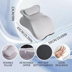 Ergonomic Memory Foam Wedge Pillow for Intimacy and Comfort Multi Purpose Body Support for Couples Pregnancy and Sleeping Positions Hypoallergenic Cover（A Luxurious Gift for his Wife.） - Image 2