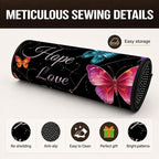 Car Trunk Mat for SUV, 31"x47" Cute Faith Butterfly Cargo Liner Protector | All Weather Universal Cargo Liners for Dogs, Car Accessory for SUVs/Sedan/Wagons, Durable Non-Slip Washable Rear Cargo Mat - Image 3