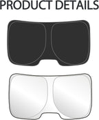 D-Lumina Rear Tailgate Window Sun Shade for 2015-2025 Fo-rd F150 F250 F350 Accessories, Window Sunshade Sun Visor Protector Block UV Rays Heat (Not for Sliding Window), Foldable 2 Layers 210T Material - Image 7