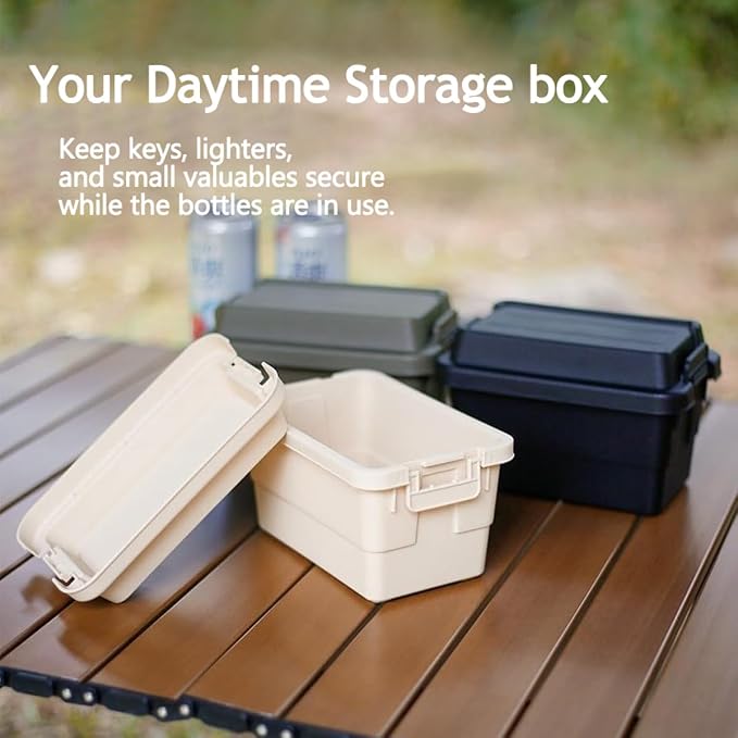 6-Piece Camping Spice Kit, BPA-Free Leakproof, Portable Seasoning Organizer for Travel - Image 4