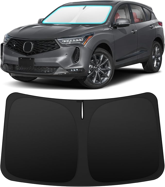 INSAUTO Custom Fit Windshield Sun Shade for Acura RDX 2019-2026 | Foldable Front Window Sunshade Car Accessories, UV & Heat Reflector, Keeps Interior Cool, Includes Storage Bag by INSAUTO