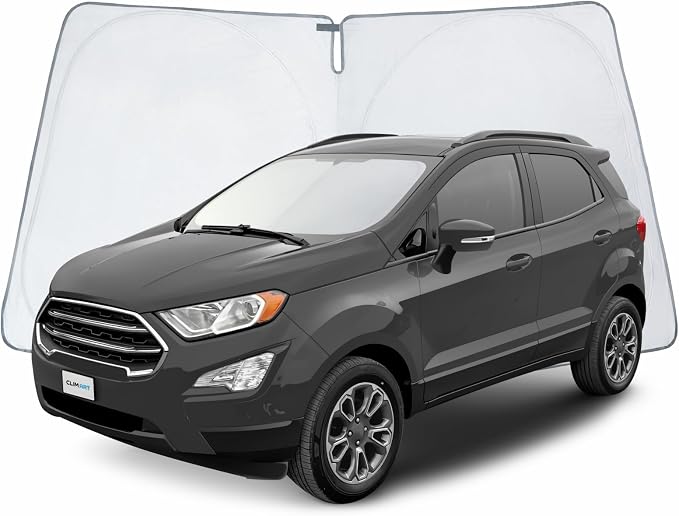 CLIM ART Windshield Sun Shade for Ford EcoSport 2018-2022, Custom-Fit Foldable Car Sunshade, Vehicle Sun Protector, Front Auto Windshield Cover, Car Accessories - WS6002 by CLIMART