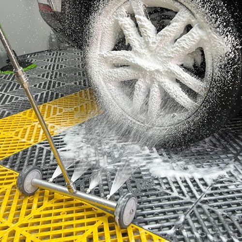 M MINGLE 16 Inch Undercarriage Washer Attachment with Foam Cannon, 4000PSI - Image 6