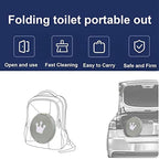 SunnySmile,Travel Potty,Car Potty for Toddler,Portable Toilet for Kids | Portable Toilet for Kids with 45 Liners,for Toddler Travel, Camping, Foldable, Indoor/Outdoor Use - Image 6