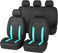 Bittwee Car Seat Covers Full Set, Breathable Automotive Front Seat Headrest Covers, Waterproof Comfortable Vehicle Seat Headrest Protection Accessories, Universal Fit (Mint) by Bittwee