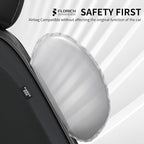 FLORICH Leather Seat Covers Full Set Automotive Seat Covers Black Car Seat Covers Waterproof Front and Back Seat Covers Car Seat Cushion Protector Universal Fit for Most Cars SUV Trucks, Black - Image 8