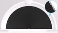Myshade Arch Window Shades Half Circle Blackout Cellular Shades Cordless No Drill Blinds for Windows Half Moon Honeycomb Fabric No Tools Room Darkening Shades Easy Install (1PCS Black 72" W X 36" H) by MYSHADE