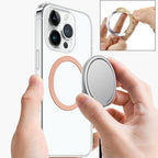 TENOC Universal Metal Ring Sticker, 3Pcs, Rose Gold | Compatible with iPhone/Samsung/Android Cellphones, Magnetic Phone Charger/Mount/Holder Conversion - Image 3