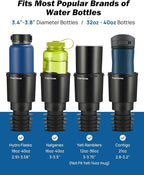 JOYTUTUS Car Cup Holder Expander Compatible with Toyota RAV4 2025 2024 2023 2022 2021 2020 2019,Compatible with Yeti Ramblers 12-36oz, Hydro Flasks 18-40oz,Large Bottles in 3.4"-3.8" (18-40oz) - Image 3