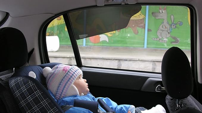 Blackout Sun Visor Sunshade Extender for Car Window Windshield Sun Shade Anti-Glare Car Sun Visor Protects from Sun Glare, Snow Blindness, UV Rays, Universal for Cars, SUVs 1 Pack - Image 5