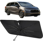 Proadsy Custom Fit 2018-2026 Honda Odyssey Windshield Sun Shade Umbrella | Advanced Ice Crystal Material, -54°F Cooler, Zero-Gap Sunblock, Instant Setup & Foldable Design for Summer Parking, Daily Use by Proadsy