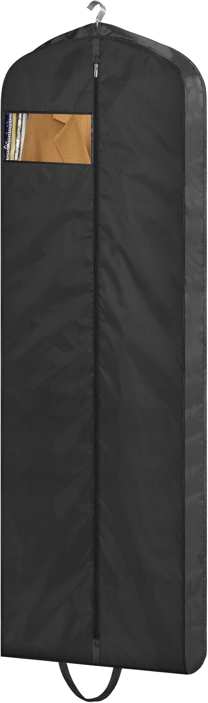 MISSLO 72" Wedding Dress Garment Bag Waterproof Garment Bags for Travel for Women Dress Bags for Gowns Long for Closet Storage, Black by MISSLO