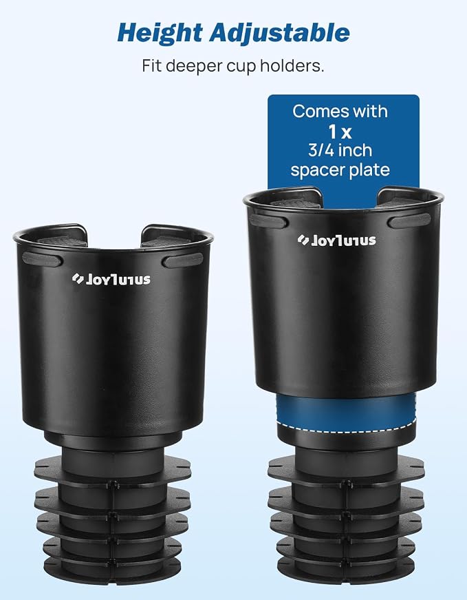 JOYTUTUS Car Cup Holder Expander Compatible with Toyota RAV4 2025 2024 2023 2022 2021 2020 2019,Compatible with Yeti Ramblers 12-36oz, Hydro Flasks 18-40oz,Large Bottles in 3.4"-3.8" (18-40oz) - Image 5