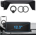 Magnetic Phone Holder for Honda Accord 2023 2024 2025 2026 EX-L Hybrid/ Touring Hybrid/ Sport Hybrid/ Sport-L Hybrid [Fits 12.3-Inch Screen Only] for Magsafe Car Cell Phone Mount with Storage Box by Hesanzol