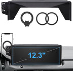 Magnetic Phone Holder for Honda Accord 2023 2024 2025 2026 EX-L Hybrid/ Touring Hybrid/ Sport Hybrid/ Sport-L Hybrid [Fits 12.3-Inch Screen Only] for Magsafe Car Cell Phone Mount with Storage Box by Hesanzol