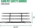 Sherpa Kar9 Guard Rail Universal Car Travel Barrier - Black, One Size - Image 3