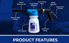 Hose foam Gun - Car Wash Foam Gun - Sprayer - Spray Gun Cleaner - Snow Foam Blaster - Image 2