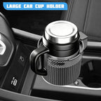 Car Cup Holder Extender, Expandable Vehicle Water Bottle Holder Adapter with Adjustable Base, Automotive Interior Drink Cup Expander, Universal for SUV Caravan Truck - Image 5
