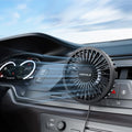 TriPole Car Fan USB Powered, 360°Rotation Portable Cooling Fan for Car Vent | 3-Speed USB Car Fan, Vent Clip Design, Powerful Wind, Quiet Brushless Motor, Air Circulation for Vehicle, Van, Truck, SUV, RV by TriPole