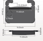 2-in-1 Steering Wheel Tray and Car Seat Gap Organizer for Drivers, Adjustable Food Tray and Laptop Desk Table for Eating, Working, Writing, Road Trips, Fits Most Cars, SUVs and Minivans - Image 8