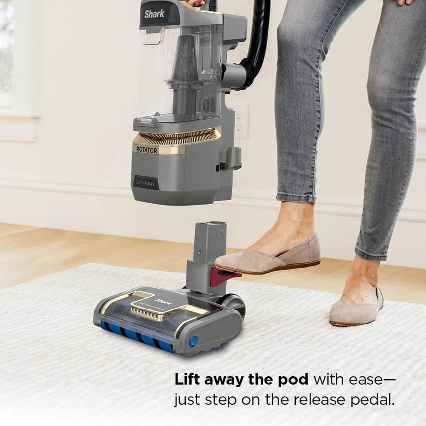Shark Rotator Lift-Away Vacuum, HEPA Filter, No Hair Wrap, Silver, LA502 - Image 5