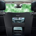 Dog Car Backseat Barrier, Padded and Durable Nylon Net Pet Barrier, Vehicle Travel Dog Fence with 2 Mesh Windows, for Safe Driving, Easy to Install and Adjust for All Cars by Wellbro