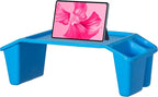 Basicwise QI003253BL Kids Lap Desk Tray, Portable Activity Table, Blue - Image 5