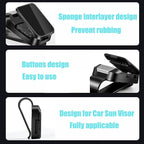 Car Sunglass Holder Compatible with Mercedes-Benz Series Interior Accessories, Eyeglass Holder for Car Sun Visor - Image 3
