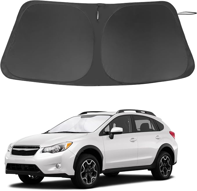 Windshield Sun Shade for 2013-2017 Subaru Crosstrek Accessories | Full covered for windshield, Foldable & Durable, Block UV Rays, Reduce Heat, Easy to install, Keep Car Cooler by LHFLIVE