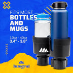 Integral Car Cup Holder Expander for Hydro Flask & Large Water Bottles | Adjustable base with rubber tabs holds most 32-40oz water bottles, Hydro Flask, Nalgene & oversized cups - Image 5