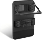Universal Car Backseat Organizer with Tablet Holder & Foldable Tray - Heavy-Duty Kick Mats Seat Protector for Kids, Waterproof Multi-Pocket Storage for Road Trips, Cars, SUVs​ - Image 2